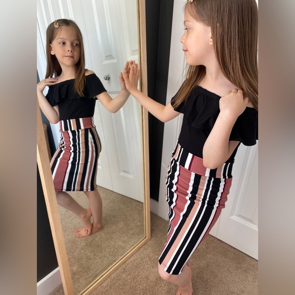 New Kids Pencil Skirt Bold Stripes - Picture 3 of 3